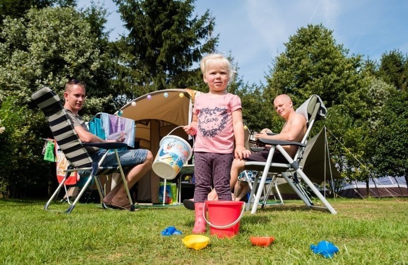 Kampeerplaats met privé sanitair